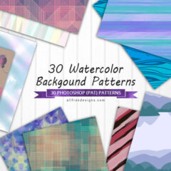 Watercolor Background Patterns: 30 Designs to Collect
