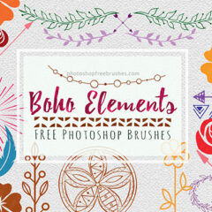 Boho Elements Brushes: 33 Gypsy-Style Graphics