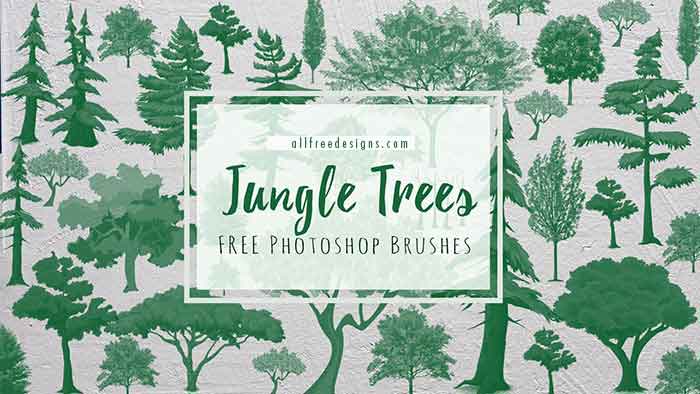 forest tree brushes