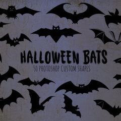 Halloween Bat Custom Shapes – Fly into the Spooky Night