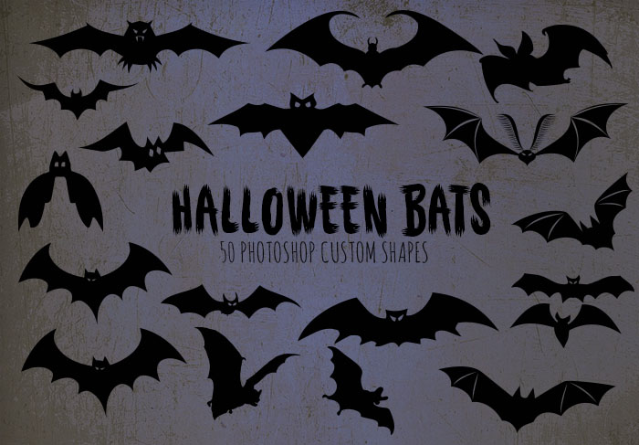 halloween bat shapes