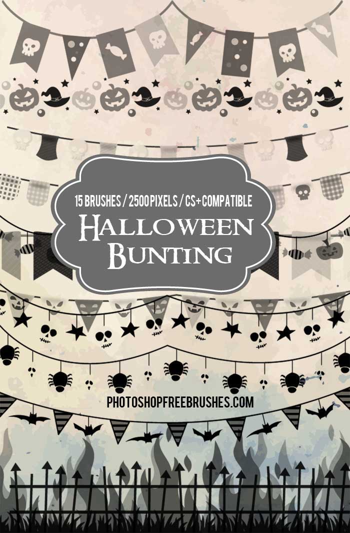 halloween party bunting