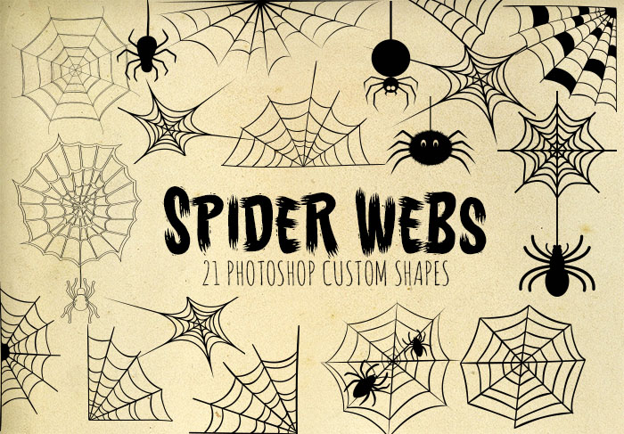 spider web shapes