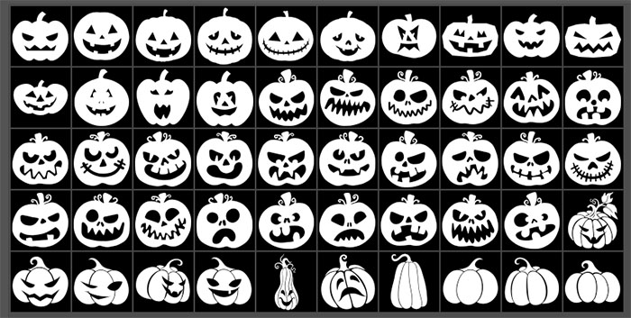 pumpkin shapes