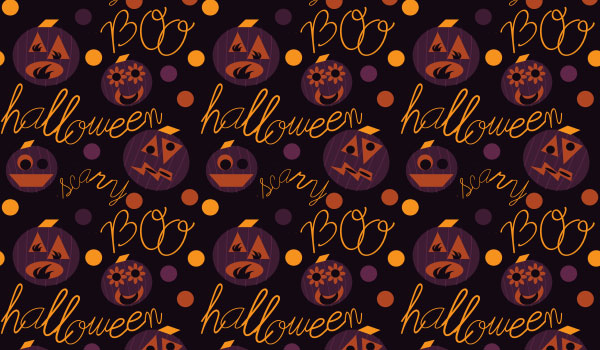 seamless halloween patterns