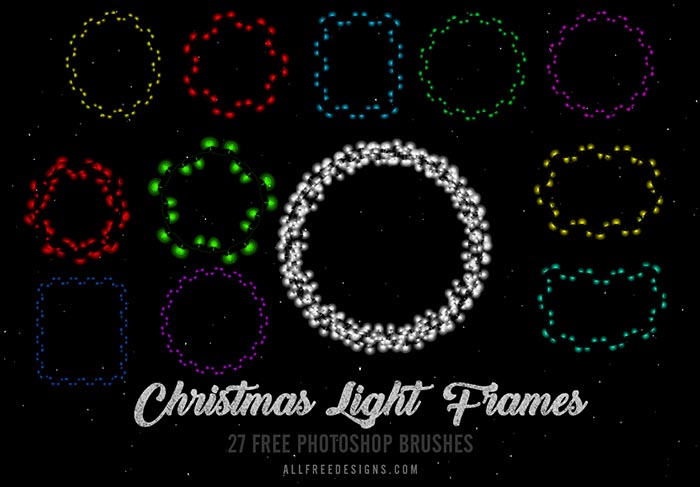 christmas light frames