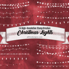 Add a Sparkle to Your Holidays with Christmas Light Brushes
