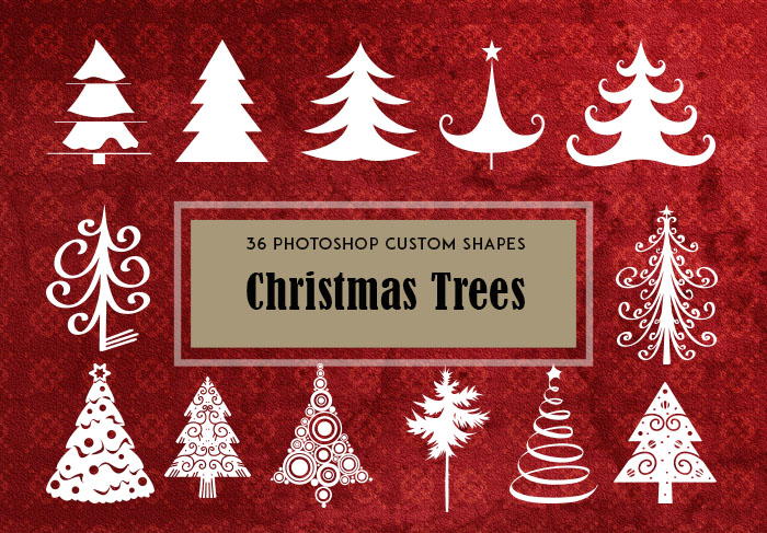 christmas shapes photoshop free download