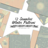 Embrace the Winter Season with our Seamless Winter Patterns