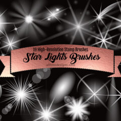 Star Photoshop Brushes for Sparkling Backgrounds