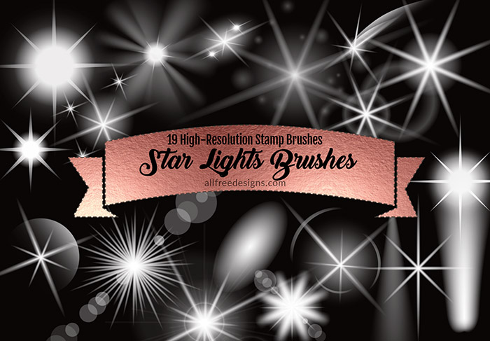 star lights brushes