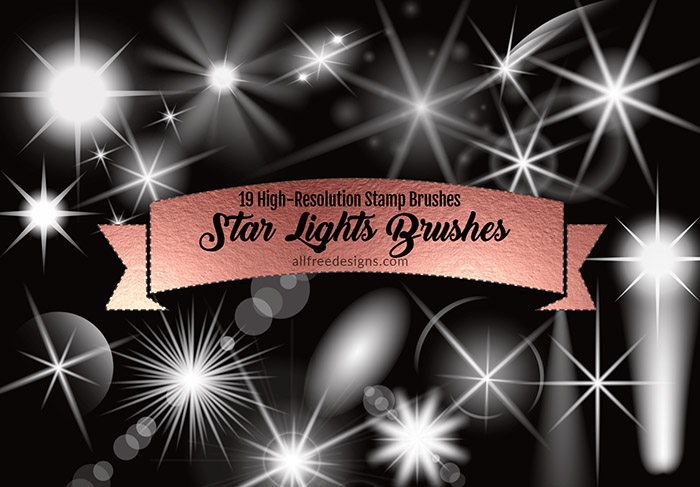 brush photoshop star light