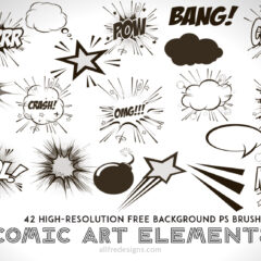 Add Whimsy to Your Artwork with Comic Art Brushes: Free Photoshop Speech and Sound Bubbles