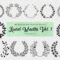 Enhance Your Designs with Laurel Wreath Custom Shapes for Photoshop