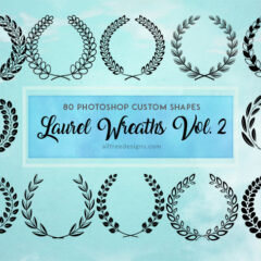 Unlock Timeless Elegance in Your Designs with Laurel Wreath Custom Shapes