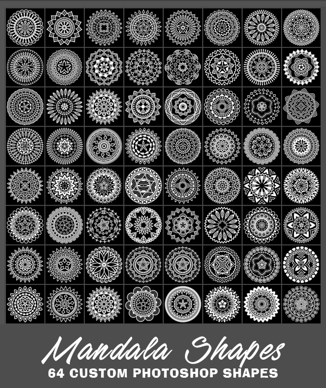 mandala custom shapes