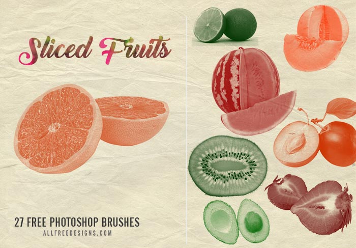 review of sliced fruits brushes