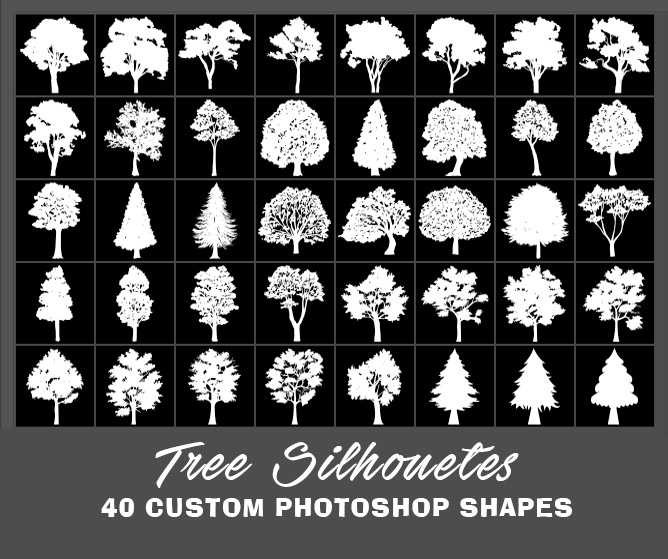 tree custom shapes