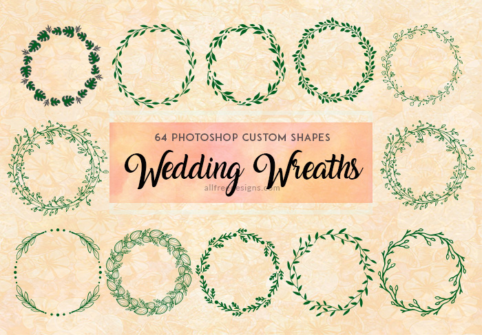 wedding wreaths logo image preview