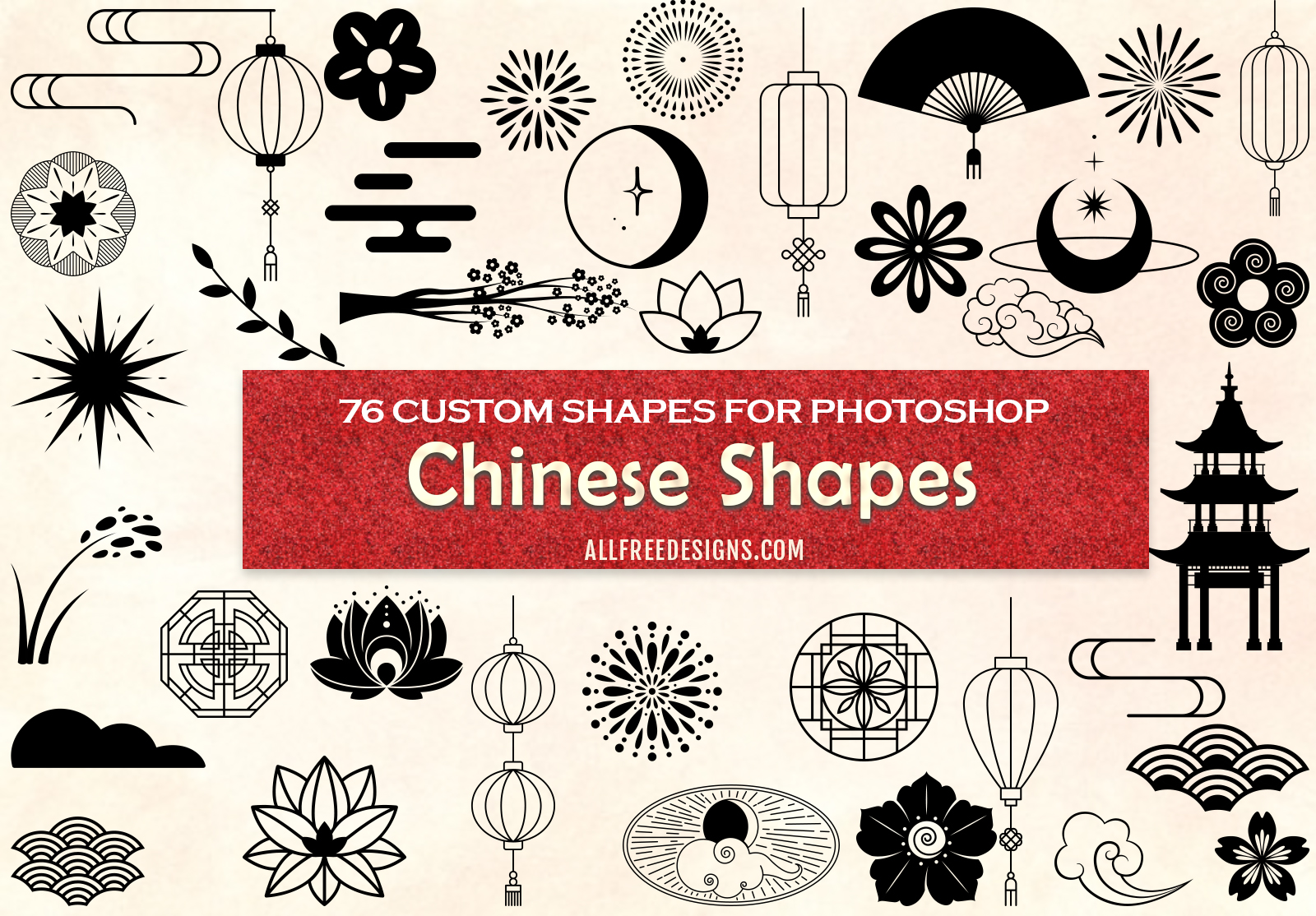chinese custom shapes
