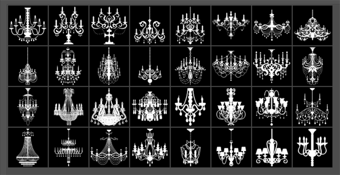 chandelier shapes