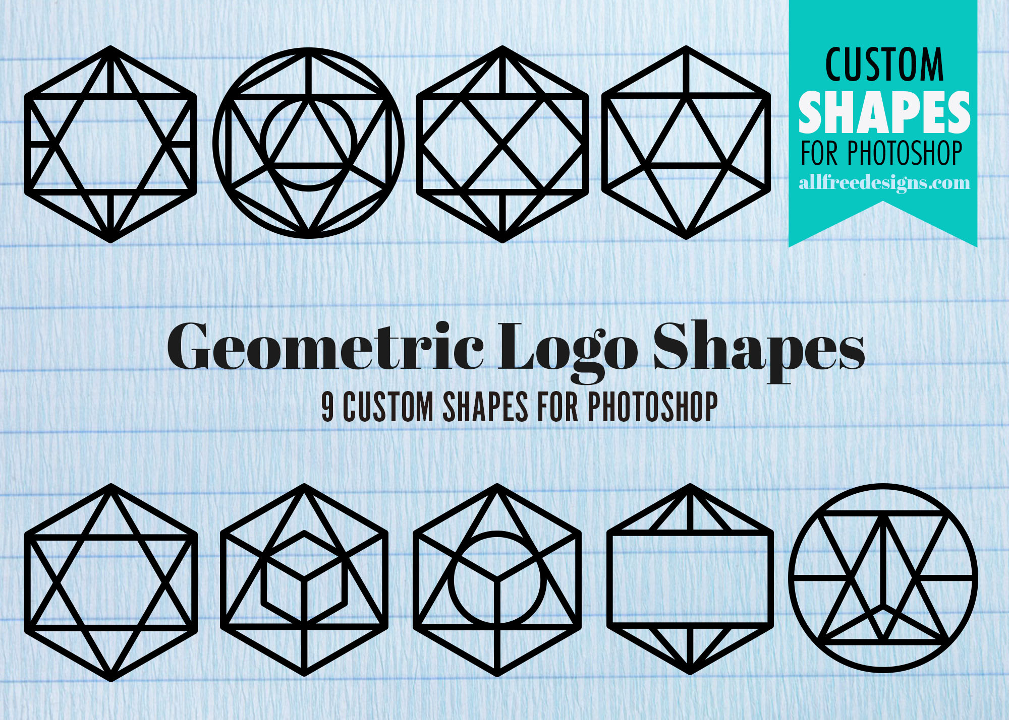 geometric logo shapes