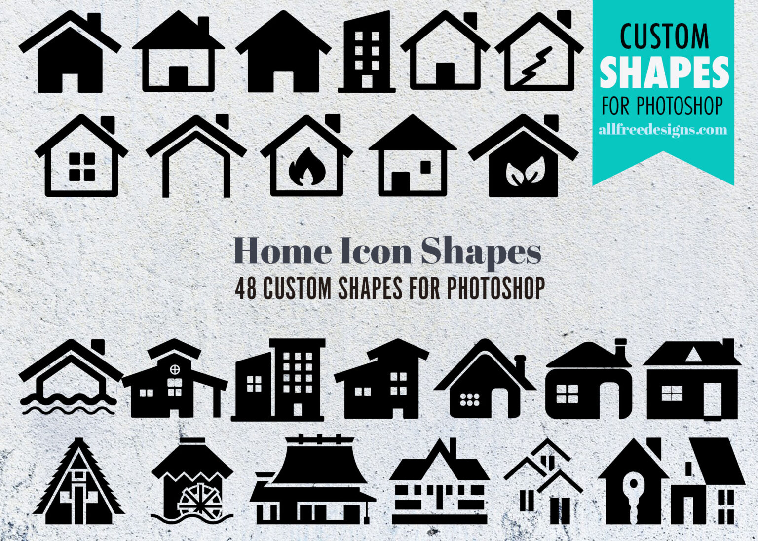 custom house shapes for photoshop cc free download creative commons