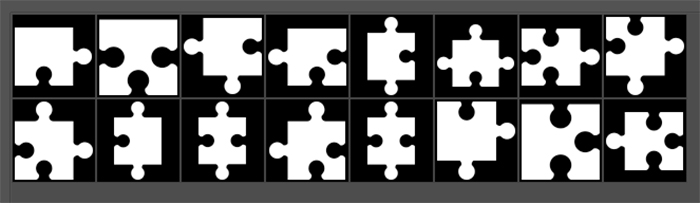 jigsaw puzzle shapes