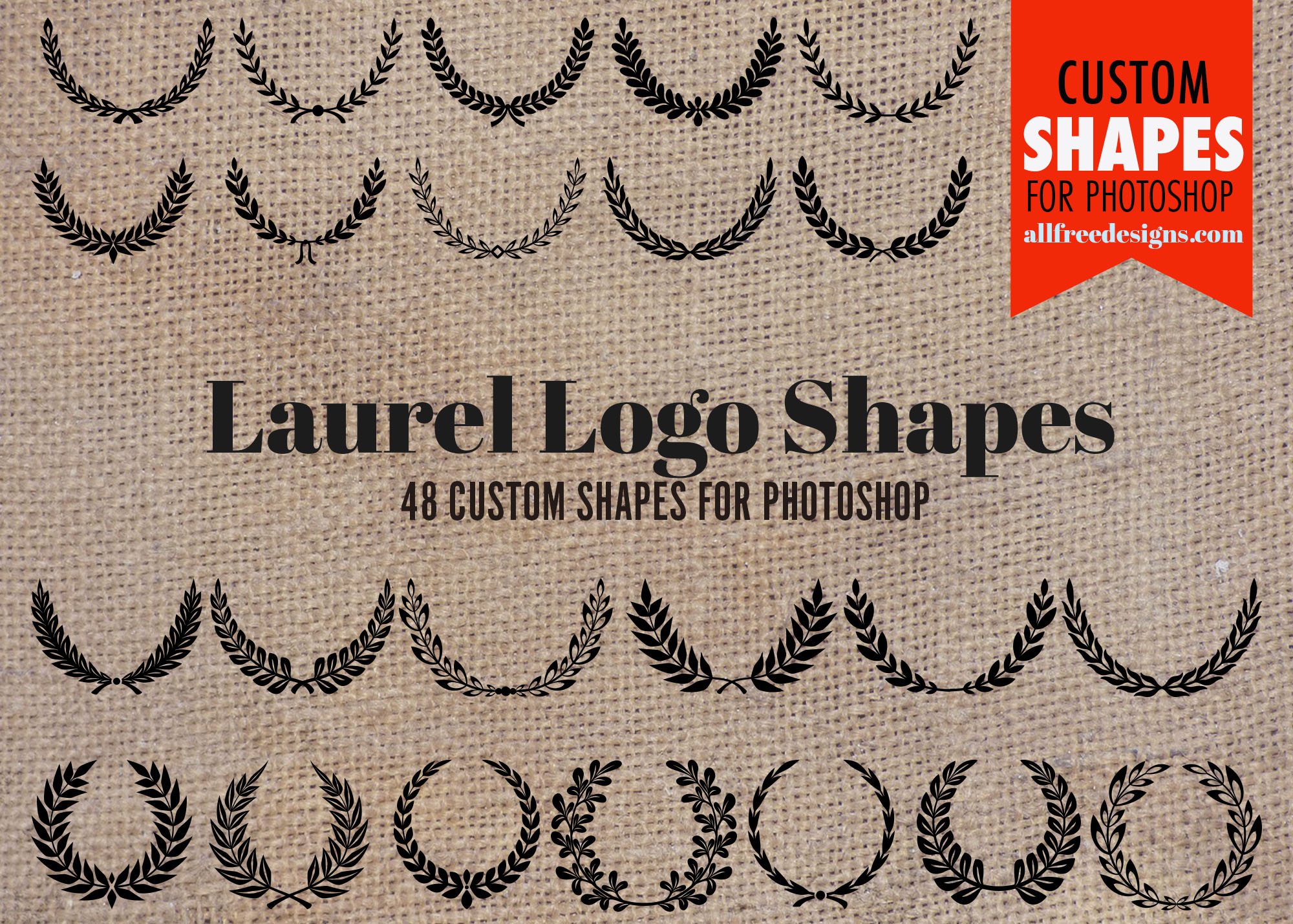 laurel logo shapes