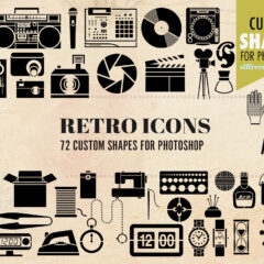 Evoke a Sense of Nostalgia with Retro Icon Shapes
