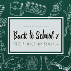 Embrace the Nostalgia of School Days with Chalk Brushes for Photoshop