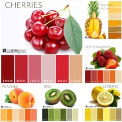 10 Bright Color Palettes Inspired by Delicious Fruits