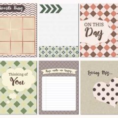 12 Free Journaling Cards: Rustic Spring