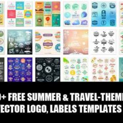 200+ Logo Templates for Making Labels and Budges for Summer