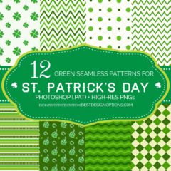 12 Free Green Background Patterns for St. Patrick’s Day