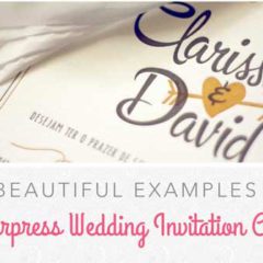 35 Elegant Examples of Letterpress Wedding Invitation Cards